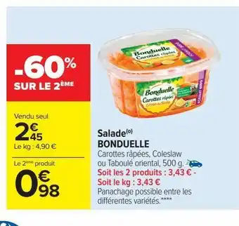 Salade bonduelle