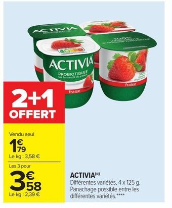 Carrefour Activia offre