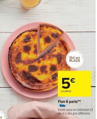 Carrefour Flan 6 parts offre