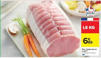 Porc longe sans os Ă rĂŽtir
