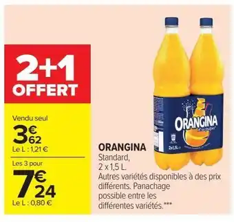 Carrefour Orangina offre