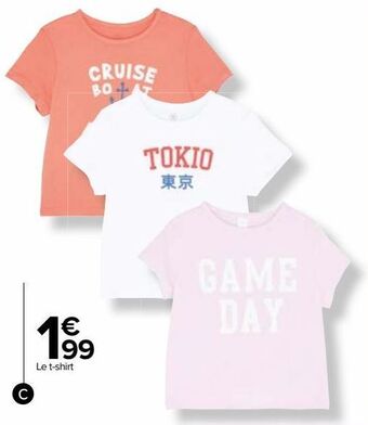 Carrefour Le t-shirt offre