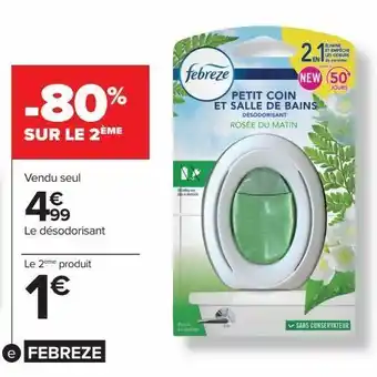 Carrefour Febreze offre