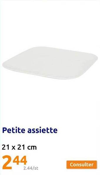 Action Petite assiette offre