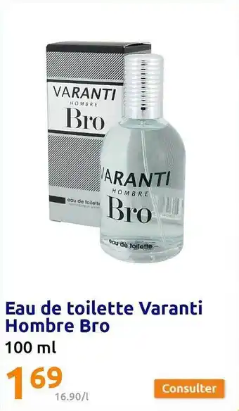 Action Eau de toilette varanti hombre bro offre