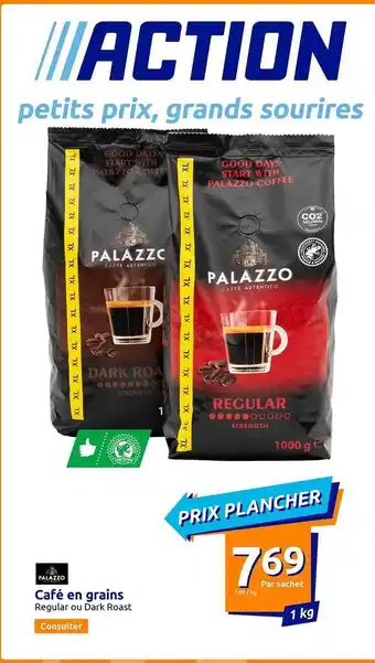 Action Café en grains palazzo offre