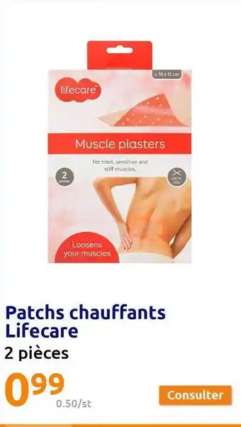 Action Patchs chauffants lifecare offre