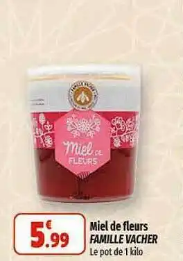 Coccinelle Express Miel de fleurs famille vacher offre