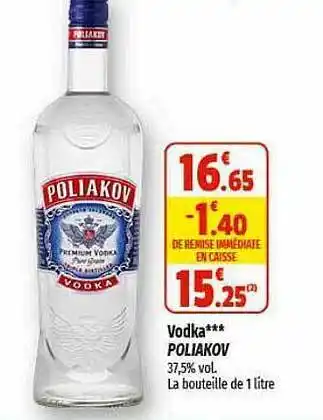 Coccinelle Express Vodka poliakov offre