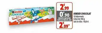 Coccinelle Supermarché Kinder chocolat offre
