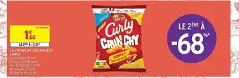 Intermarché Hyper Le crunchy cacahuète curly offre
