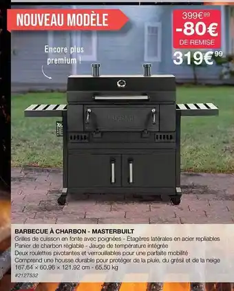 Costco Barbecue à charbon - masterbuilt offre