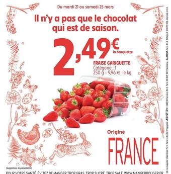 Fraise gariguette