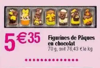 Figurines de pĂąques en chocolat