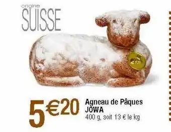 Migros Agneau de pâques jowa offre