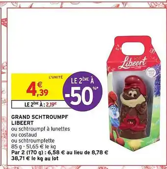 Intermarché Hyper Grand schtroumpf lebeert offre