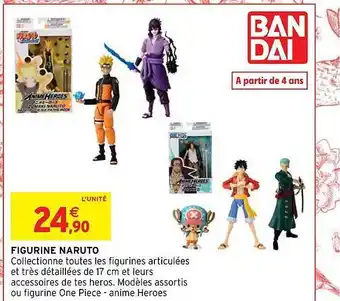 Intermarché Hyper Figurine naruto offre