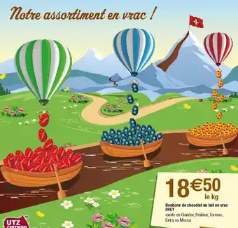 Migros Bonbons à chocolat au lait en vrac frey offre