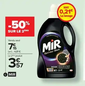 Carrefour Lessive liquide mir offre