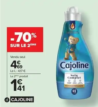 Carrefour Adoucissant soin complet cajoline offre