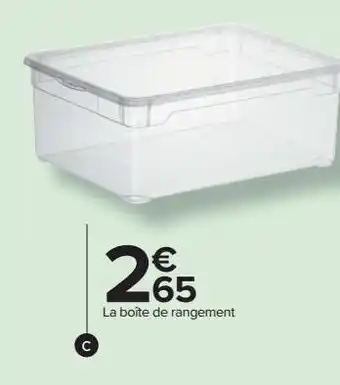 Carrefour La boite de rangement offre