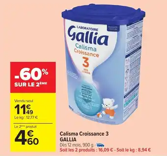 Carrefour Market Calisma croissance 3 GALLIA offre