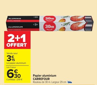 Carrefour Market Papier aluminium CARREFOUR offre