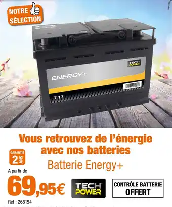 Autobacs Vous retrouvez de l'énergie avec nos batteries offre