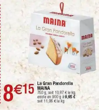 Migros La gran pandorella maina offre