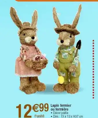 Migros Lapin fermier ou fermière offre