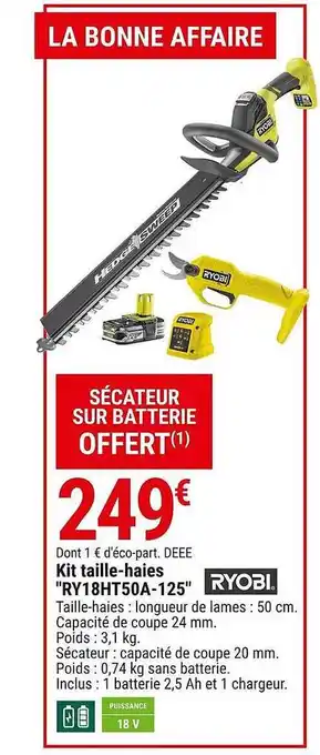 Gamm vert Kit taille-haies offre