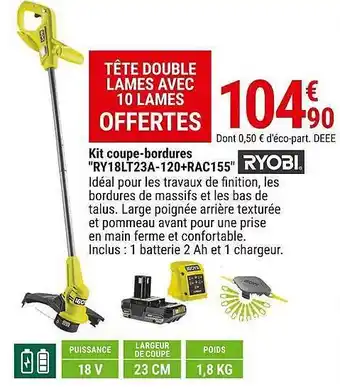 Gamm vert Kit coupe-bordures offre