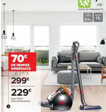 Carrefour Aspirateur dyson big ball multifloor offre
