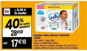 Cora x Carrefour Couches lotus offre