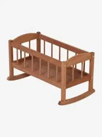 Berceau vintage en bois - beige