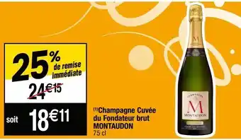 Cora x Carrefour Champagne brut offre