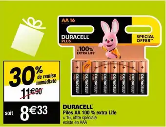 Cora x Carrefour Piles duracell offre