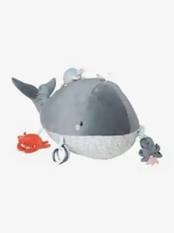 Vertbaudet Grande peluche d'activités sous l'océan - gris offre