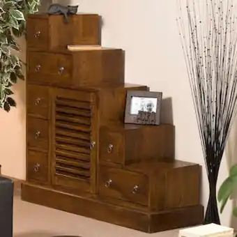 Pier Import Meuble escalier double face 105x37x102cm lola offre