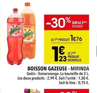 Supeco Boisson gazeuse mirinda offre