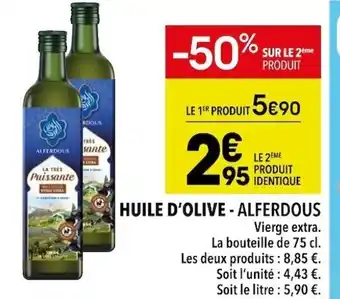 Supeco Huile d'olive alferdous offre