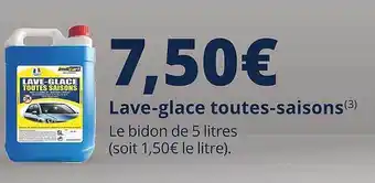 Vulco Lave-glace toutes-saisons offre