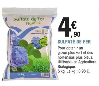 E.Leclerc Jardi Sulfate de fer offre