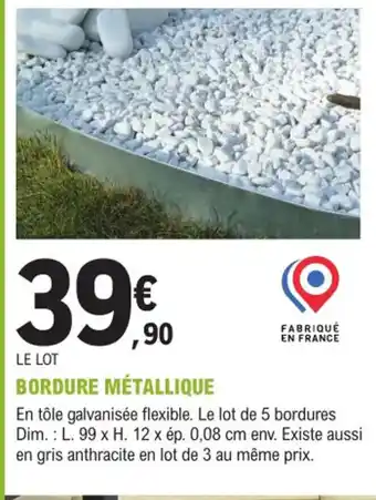 E.Leclerc Jardi Bordure metallique offre