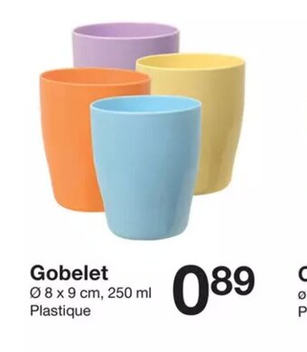 Zeeman Gobelet offre