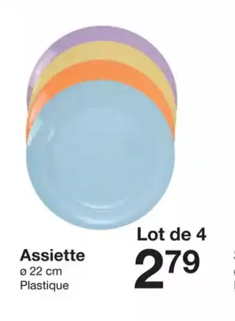 Zeeman Assiette offre