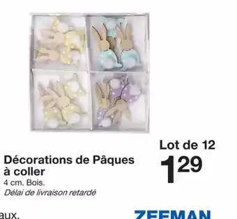 Zeeman Decorations de pâques a coller offre