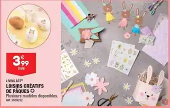 ALDI Loisirs créatifs de pâques living art offre