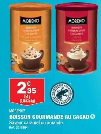 ALDI Boisson gourmande au cacao moreno offre