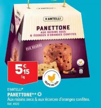 Panettone d'antelli